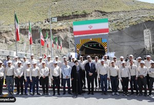 افتتاح مسیر رفت منطقه 2 آزادراه تهران شمال با حضور رئیس جمهور